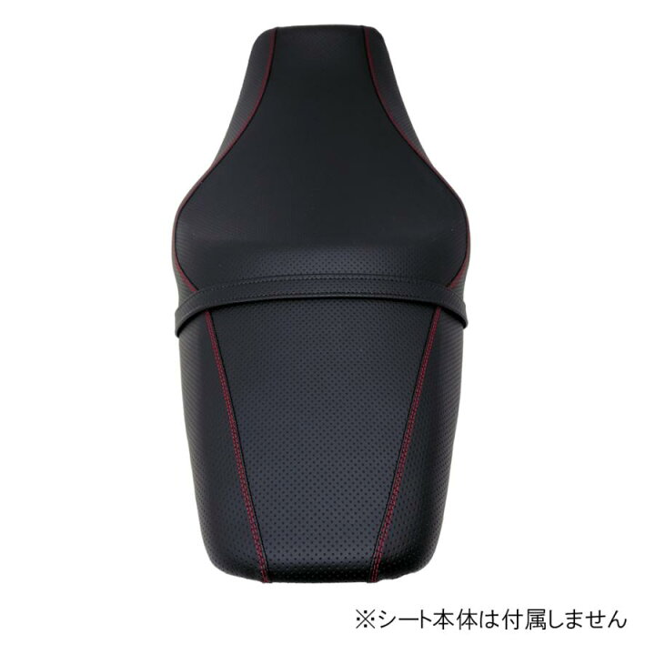 楽天市場】ZX14R ZX-14R エンボス黒 赤ダブルステッチ 純正シート 対応 