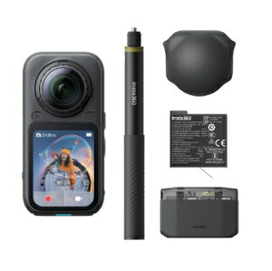 Insta360�i�C���X�^360�j�@CINSABXA-X603�@X6 �G�b�Z���V�����L�b�g�@�~�b�h�i�C�g�u���b�N�@�i360°�J�����j