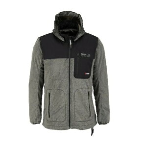 【B-18●】【限定特価●】RS-TAICHI(RSタイチ) RSU630 e-HEAT フリース インナーパーカ ブラック/グレー Lサイズ