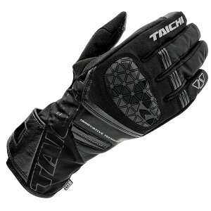 RS-TAICHI(RSタイチ) RST626 ソニック ウインターグローブ ブラック  個性を主張するTPRナックルプロテクターを装備したロングカフグローブ(ウインターグローブ防寒秋冬モデル)