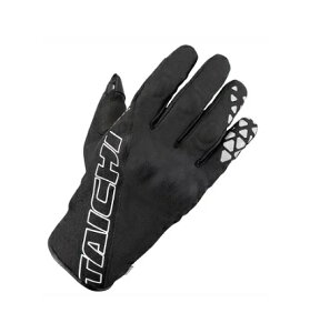 【限定特価】RS TAICHI(RSタイチ) RST652 ステルス ウインターグローブ ブラック/ホワイト  シンプルなディティールに見えながらも手の甲や指・掌下部にプロテクターを内蔵した秋冬向