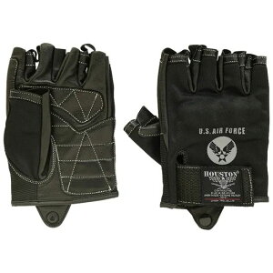 HOUSTONiq[Xgj@HTVG-2313S@MESH/LEATHER HALF GLOVE@ubN@iwO[ujbbVɂ邱ƂŒʋCUPI