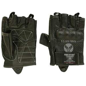 HOUSTONiq[Xgj@HTVG-2323S@PUNCHING LEATHER HALF GLOVE@ubN@in[tU[p`ObVwO[uj