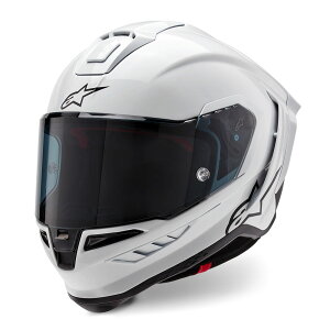 alpinestars�i�A���p�C���X�^�[�j�@8201325�@SUPERTECH R10 SOLID HELMET SG/FIM�@White Glossy/Black Matte�i2170�j�@�@�@Alpinestars ���[�V���O �w�����b�g�̍ō���uAlpinestars Supertech R10�v