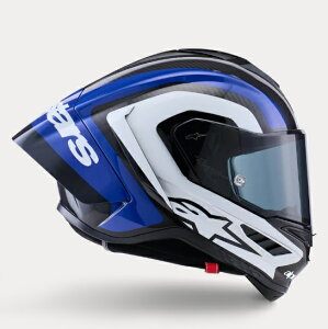 alpinestars�i�A���p�C���X�^�[�j�@8204426�@SUPERTECH R10 ARIUS HELMET SG/FIM�@�u���b�N/�z���C�g/�u���[�O���b�V�[�i1647�j�@�@�@Alpinestars ���[�V���O �w�����b�g�̍ō���uAlpinestars Supertech R10�v�i�X�[