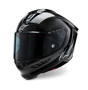 alpinestars(アルパインスター) 8201325 SUPERTECH R10 SOLID HELMET SG/FIM ブラックカーボンM&G   Alpinestars レーシング ヘルメットの最高峰「Alpinestars Supertech R10」