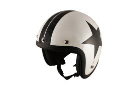 TNK工業　JL-65F P.WH/STAR　スモールジェットヘルメット　パールホワイトスター