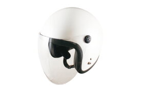 TNK工業　JL-65SR　P.WH フリー　スモールジェットヘルメット　パールホワイト