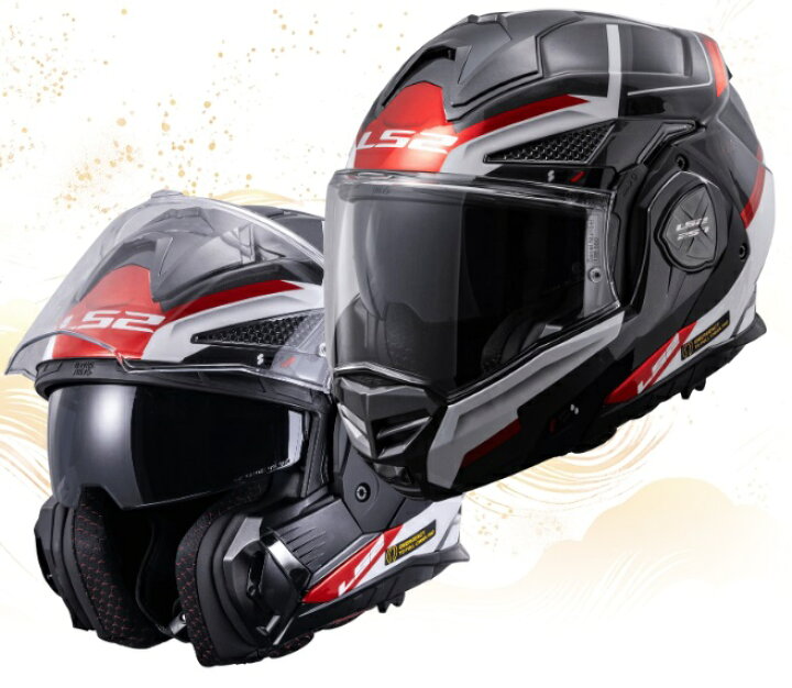 楽天市場】LS2 HELMETS（LS2 ヘルメット） ADVANT-X F BLACK WHITE RED 