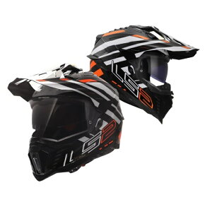 LS2 HELMETS�iLS2 �w�����b�g�j�@EXPLORER PLUS F�@BLACK ORANGE�@�@�i�A�h�x���`���[�^�C�v/�I�t���[�h�w�����b�g�j�W���p���t�B�b�g�ɐi�������C���i�[�o�C�U�[�����A�h�x���`���[�w�����b�g�I����