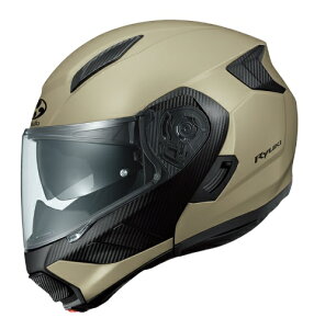OGK KABUTO(オージーケー カブト) RYUKI(リュウキ) フラットオリーブ  快適な軽さのカタチ!IRカットシールド採用の軽量システムヘルメット。!!(システムヘルメット)