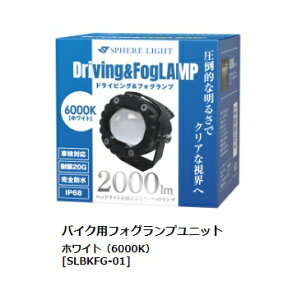 SPHERE LIGHT�i�X�t�B�A���C�g�j�@SLBKFG-01�@�o�C�N�p�t�H�O�����v���j�b�g�@�z���C�g�i6000K�j�@�ėp�i