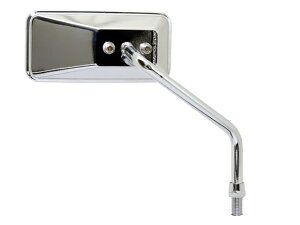 NAPOLEON(ナポレオン) AC-101-10R カスタムスクエアミラー(クロームメッキ/右側)(ハンドルマウントミラーネジ径M10)【TANAX(タナックス)】