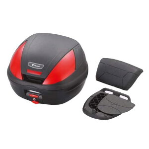 Y'S GEAR/YAMAHA(ワイズギア/ヤマハ) リアボックスE37 無塗装ブラック  愛車の収納力を格段にアップ!!