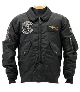 �y��������zHOUSTON�i�q���[�X�g���j�@HTVA-2546W�@CWU-45/P BLACK KNIGHTS M/C NYLON JACKET�@�u���b�N�@�i�E�C���^�[�W���P�b�g�j