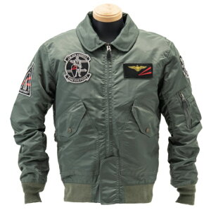 �y��������zHOUSTON�i�q���[�X�g���j�@HTVA-2546W�@CWU-45/P BLACK KNIGHTS M/C NYLON JACKET�@�J�[�L�@�i�E�C���^�[�W���P�b�g�j