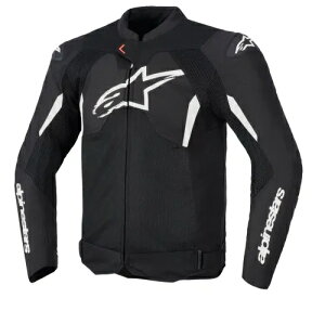 alpinestars�i�A���p�C���X�^�[�j�@3301726�@T-GP IGNI V2 AIR JACKET�@12�iBLACK WHITE�j�@�@���T�C�h�ɑ�^���b�V���p�l�����̗p�����X�|�[�c�t�B�b�g�W���P�b�g�I