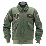 HOUSTON（ヒューストン）　HTVA-2637S　CWU-36/P　BLACK KNIGHTS M/C MESH JACKET　カーキ　　ミリタリー…