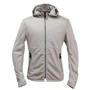 POWERAGE(パワーエイジ) PJ-24103 イージーライドパーカー オフホワイト  バイクを降りても街に溶け込むカジュアルスタイル!非常に高い通気性とストレッチ性のあるジャージー素材を