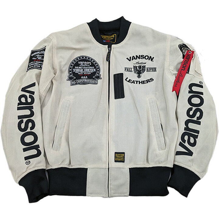 楽天市場】VANSON（バンソン） VS241S-BW メッシュジャケット 