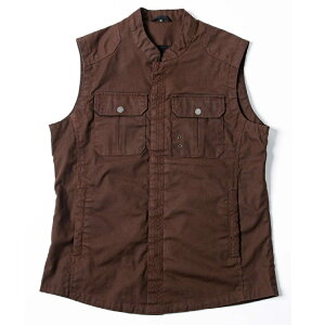 RIDEZ�i���C�Y�j�@MV02�@MOTO CLUB VEST�@�v���e�N�^�[�x�X�g �u���E���@�X�^�C���b�V���ȃV���G�b�g�ƌy���Ȏg�p���@�I�[���V�[�Y�����p�ł���x�X�g