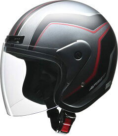 【送料無料】ヘルメット バイク リード工業 LEAD APRET アペレート ジェットヘルメット マットガンメタリック フリー(57〜60cm未満) ジェット バイクヘルメット シールド付 規格 PSC SG 全排気量対応 あす楽配送地域限定