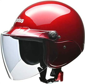 バイク ヘルメット リード工業 LEAD工業 送料無料 Apiss アピス AP603 セミ ジェットヘルメット キャンディーレッド（57〜60cm未満）バイクヘルメット　125以下対応　SG　PSC規格　