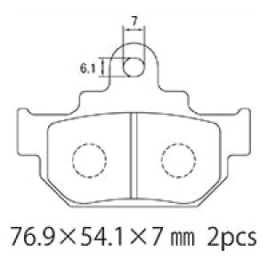 A61-005SN (F) �u���[�L�p�b�h (�����i�ԁF59100-26820) | NTB / �G�k�e�B�[�r�[