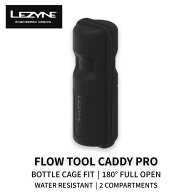 LEZYNE FLOW TOOL CADDY PRO 自転車 ツールケース ボトルケージ 防水素材 収納ケース BLACK | LEZYNE / …