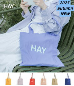 【送料無料】2025 autumn NEW　HAYトートバッグ【海外正規品】INS大人気　話題　新色　エコバッグHAY COTTON　TOTE　BAG【代引き不可】【日時指定不可】hayトートバッグ　ヘイ　ニューカラー　2024ss NEW　color　レディース　メンズ　おしゃれ