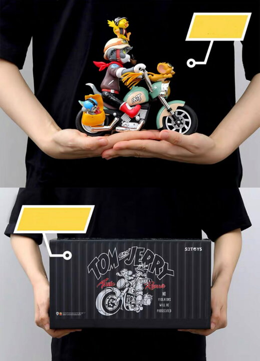 楽天市場】【海外正規品】WarnerBros トムとジェリー レトロバイク 