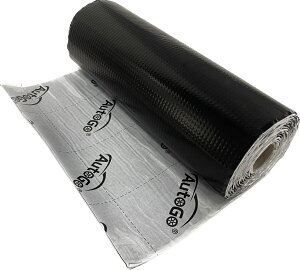 【ポイント2倍】制振シート 車 デッドニング アルミ デッドニングシート 車 デットニング 【制振・吸音・断熱】 厚み2.3mm×幅46CM×長さ5M 裏面ブチル材テープ ハサミでカット可能 接着剤が不