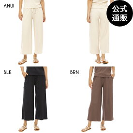 【OUTLET】【35%OFF】2023 ビラボン レディース 【CHILLWEAR】 RIB LONG PANTS ワイドパンツ 【2023年春夏モデル】 全3色 M/L BILLABONG