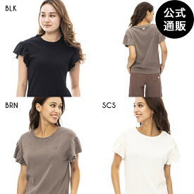 【OUTLET】【30%OFF】【送料無料】2023 ビラボン レディース 【CHILLWEAR】 FRILL S/S TEE デザイントップス 【2023年春夏モデル】 全3色 M/L BILLABONG