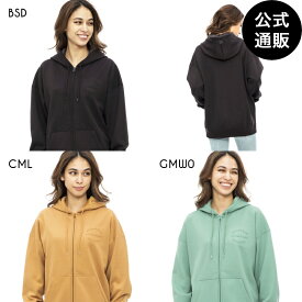 【OUTLET】【30%OFF】【送料無料】2023 ビラボン レディース 【A/Div.】 ADIV EMBOSS LOGO SWEAT ZIP PARKA ジップアップパーカー 【2023年秋冬モデル】 全3色 M/L BILLABONG