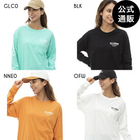 【直営店限定】2024 ビラボン レディース LOGO LS TEE ロンT 【2024年春夏モデル】 全4色 M/L BILLABONG