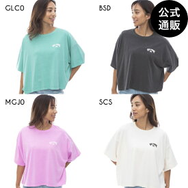 2024 ビラボン レディース ARCH LOGO WIDE LOOSE CROPED TEE Tシャツ 【2024年春夏モデル】 全4色 M/L BILLABONG