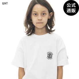 2024 エレメント YOUTH（キッズサイズ） BEE SS YOUTH Tシャツ WHT (130cm~160cm) 【2024年春夏モデル】 全1色 130/140/150/160 ELEMENT