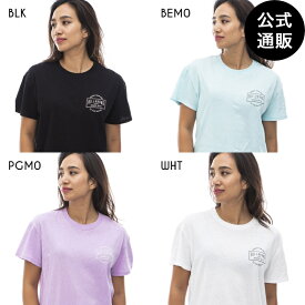 2024 ビラボン レディース SQUARE ARCH LOGO TEE Tシャツ 【2024年夏モデル】 全4色 M/L BILLABONG