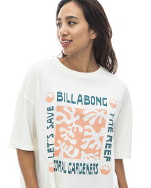 2024 ビラボン レディース 【CORAL GARDENERS】 TRUE BOY CORAL GARDENER Tシャツ 【2024年夏モデル】 全1色 M BILLABONG