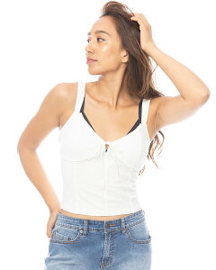 �y���������}���\�����Ԃ�P10�{�I�z�yOUTLET�z�y30%OFF�z�y���������z�r���{�� ���f�B�[�X �ySUN SPELL�z MONET KT TNK �^���N�g�b�v �y2025�N�t�ă��f���z �S2�F M BILLABONG