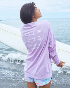 y}\ԂP10{IzyOUTLETzy30%OFFzyzr{ fB[X MORFY LOGO LS BOAT NECK TEE RASH bVK[h y2025Ntăfz S4F M/L BILLABONG