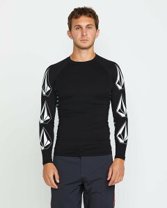 �y���������}���\�����Ԃ�P10�{�I�z�yOUTLET�z�y30%OFF�z�y���������z�{���R�� Surf Vitals Jack Robinson Tght Long Sleeve - Black �S1�F XS/S/M/L/XL/XXL/3XL VOLCOM