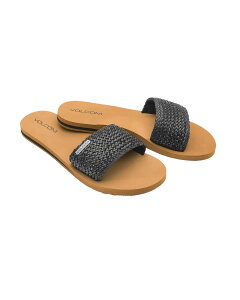 {R Simple Slide Braid Sandals - Black S1F 5/6/7/8/9/10/10.5/11/11.5/12/13/14/15/5.5/6.5/7.5/8.5/9.5 VOLCOM