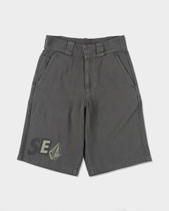 �y���������}���\�����Ԃ�P10�{�I�z�yOUTLET�z�{���R�� x WIND AND SEA Heritage Shorts - CHARCOAL �S1�F XS/S/M/L/XL/XXL/3XL VOLCOM