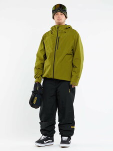 y}\ԂP10{IzyOUTLETz{R Arthur Gore Proshell Jacket - Moss S1F XXS/XS/S/M/L/XL/XXL VOLCOM