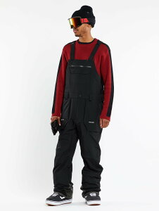 yOUTLETz{R Mens Rain Gore-Tex Bib Overalls - Black S1F XS/S/M/L/XL/XXL VOLCOM