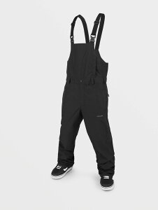 yOUTLETz{R Mens V.Co Sparta Bib Overalls - Black S1F XS/S/M/L/XL VOLCOM