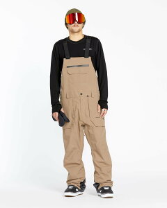{R Mens Rain Gore-Tex Bib Overalls - Chestnut Brown S1F XS/S/M/L/XL/XXL VOLCOM