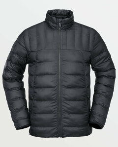 y}\ԂP10{Iz{R Mens Puff Puff Jacket - Black S1F S/L/XL VOLCOM